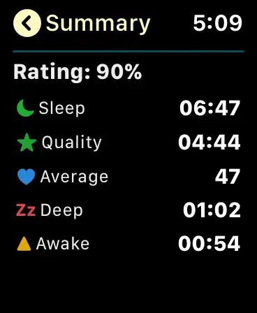 AutoSleep Watch screenshot 5