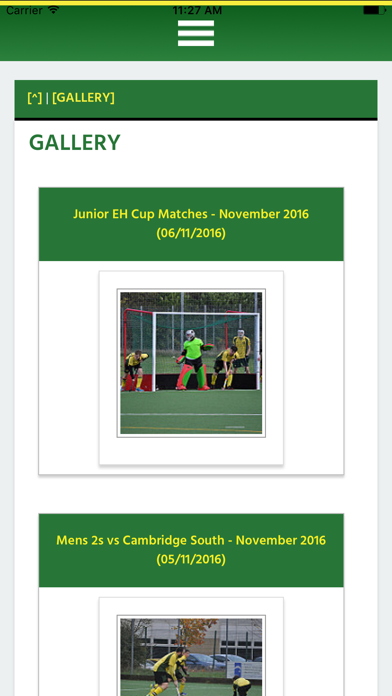 Norwich City Hockey Club Screenshot