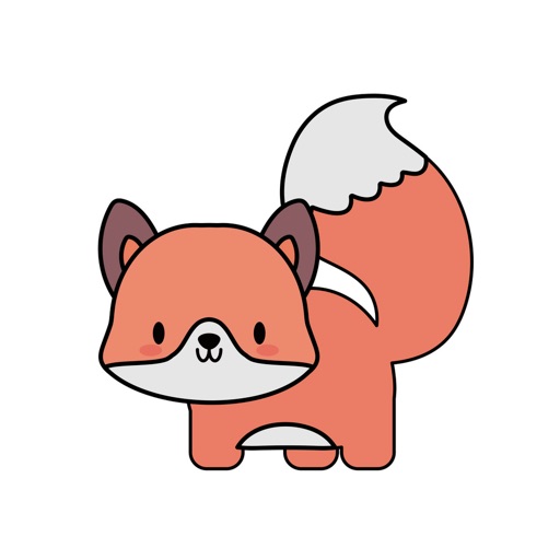 Baby Fox Stickers