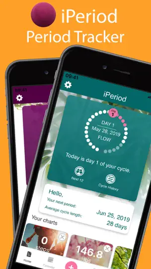IPeriod Lite Period Tracker iPhone Ekran Görüntüsü 1