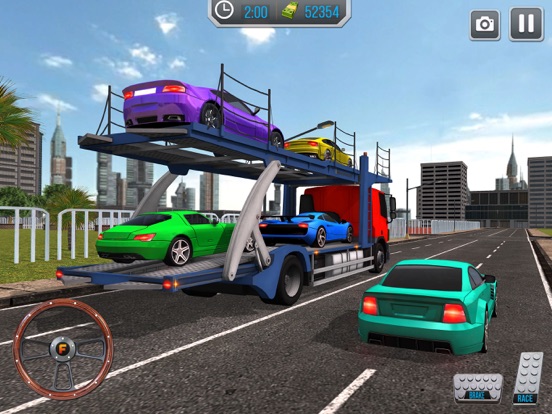 Robot Car Transporter Airplane iPad screenshot 6 - Games app