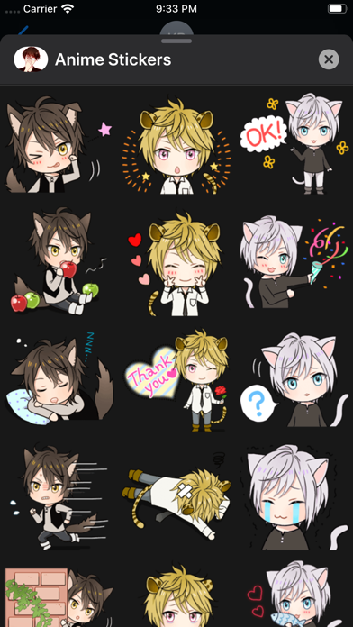 Anime Stickers & Emoji Screenshot