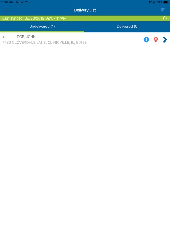 BestRx Delivery iPad screenshot 5 - Productivity app