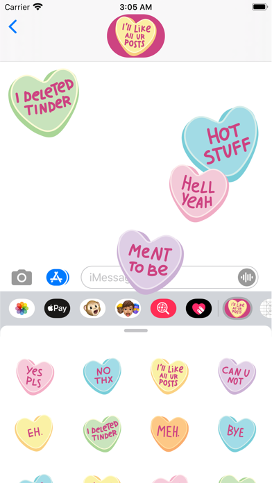 Screenshot #3 pour Fun Candy Hearts!