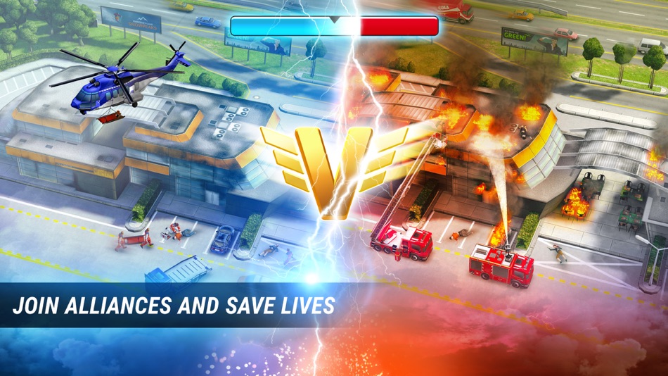 #4. EMERGENCY HQ: firefighter game (iOS) Podle: Promotion Software GmbH