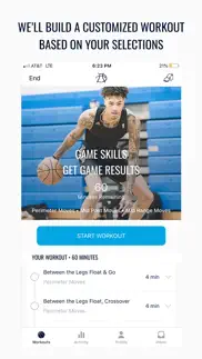 pure sweat basketball workouts iphone screenshot 3