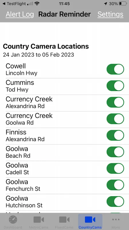 Radar Reminder South Australia screenshot 7 of 10