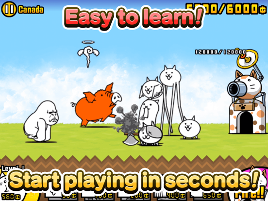 The Battle Cats iPad app afbeelding 2