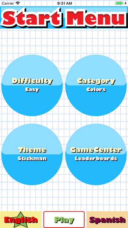 Hangman: Spanish Edition