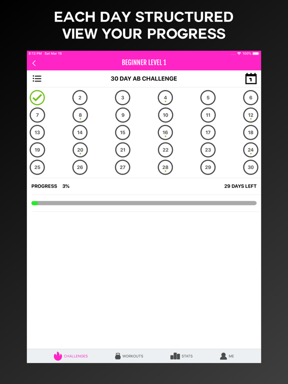 Abs Smash - Daily Core Workout iPad screenshot 7 - Health & Fitness app