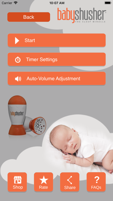 Baby Shusher White Noise App Screenshot