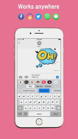 Cool Font & Sticker Keyboard screenshot 2