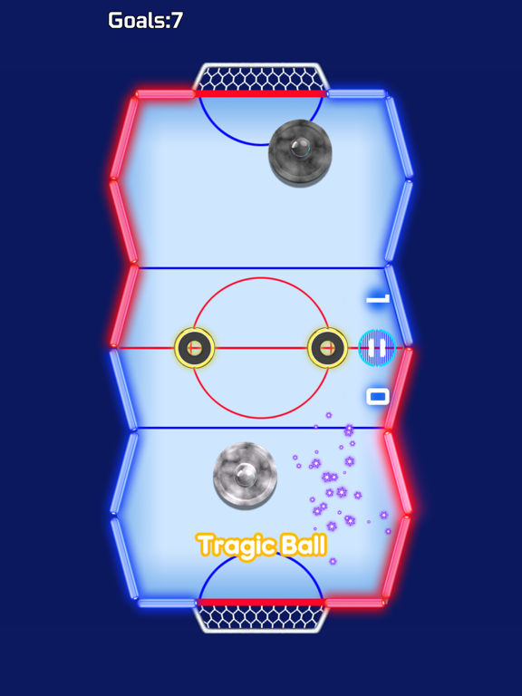 Glow Hockey Strike iPad screenshot 4 - Games app