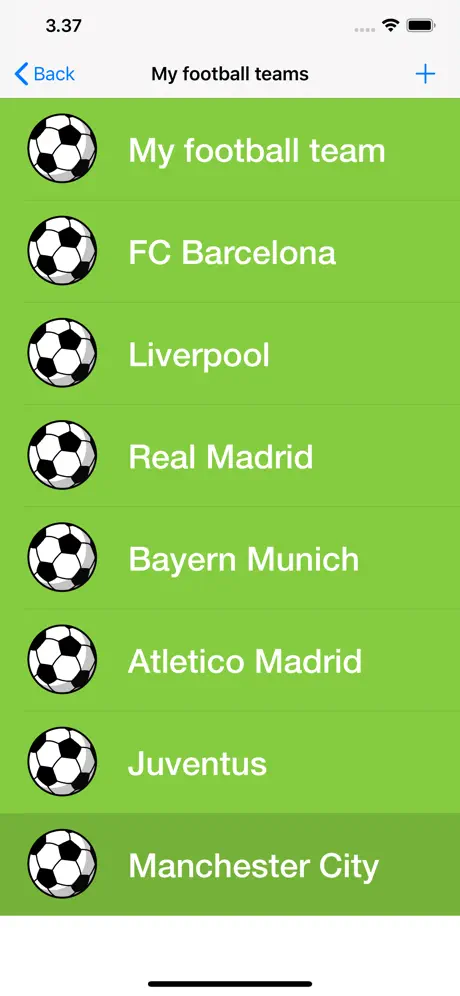 My Football Teams