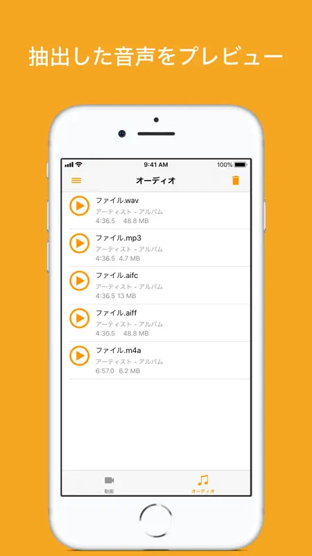 音声抽出 screenshot 4 of 4