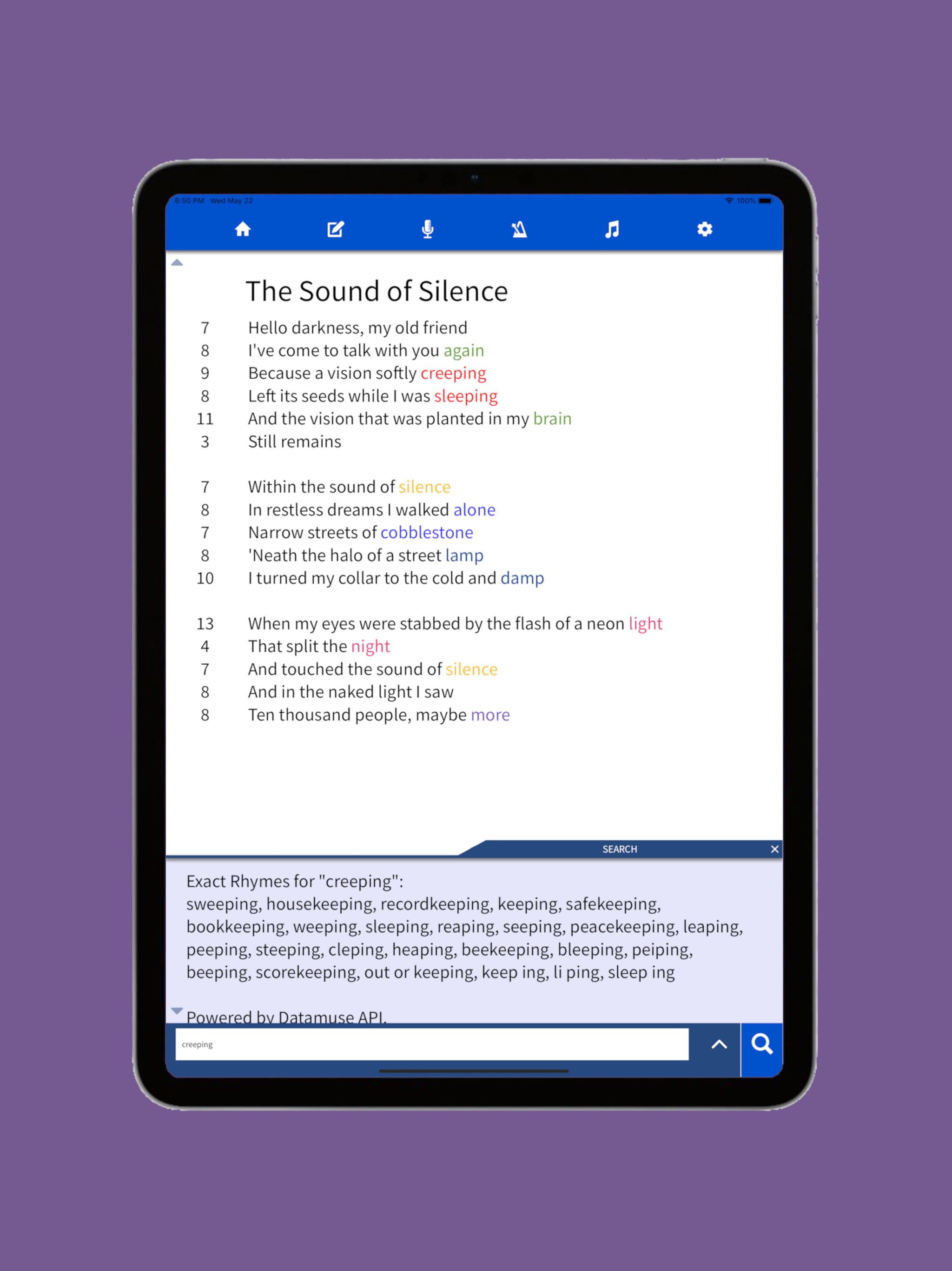 Lyric Notepad - Song Writing screenshot 10