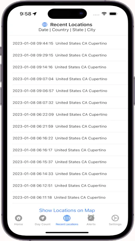 Domicile365 Residency Tracker screenshot 7 of 9