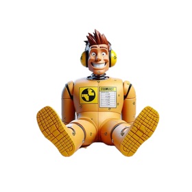 Snímky obrazovky (6) Crash Test Dummy Stickers