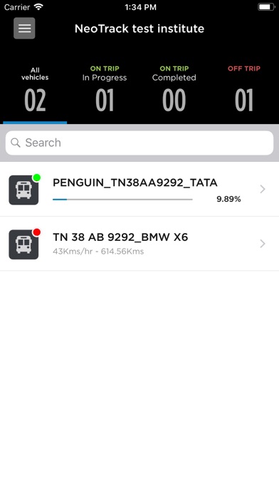 NeoTrack - School Bus Tracking Screenshot
