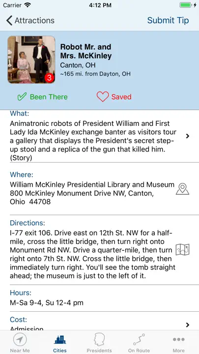 Roadside Presidents iPhone Screenshot 3