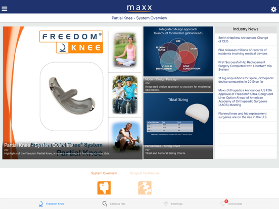 Maxx Ortho iPad screenshot