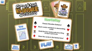 Crystal Klondike Solitaire screenshot 1