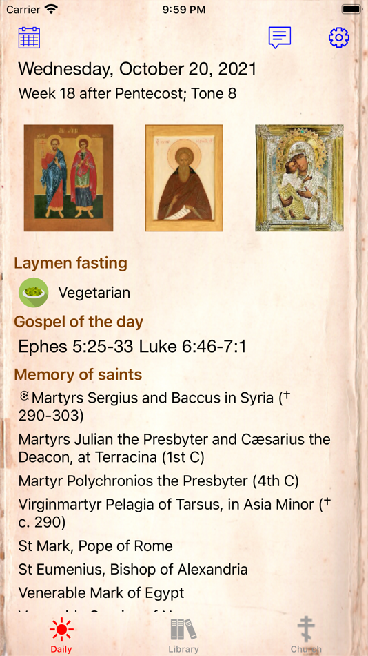 #1. Orthodox Christian Calendar+ (iOS) 由: Alexey Smirnov