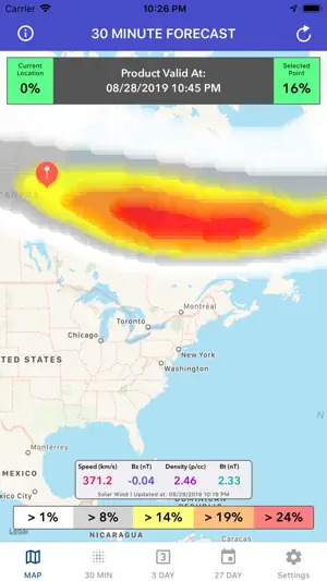 Aurora Forecast & Alerts screenshot 1