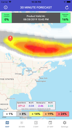 Aurora Forecast & Alerts screenshot 1