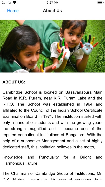 Cambridge School KR Puram