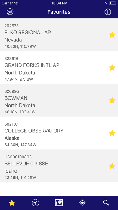 NOAA Snow Live Weather Screenshot