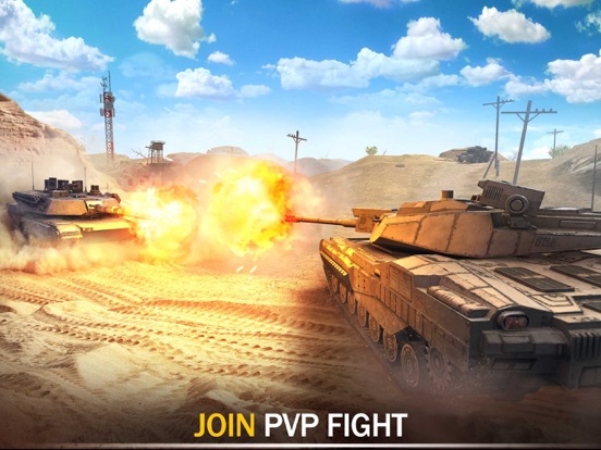 Tank Force: Army Games PVP iPad app afbeelding 4