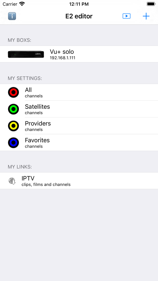 #1. Enigma2 Editor (iOS) Podle: Oleg Levkutnik