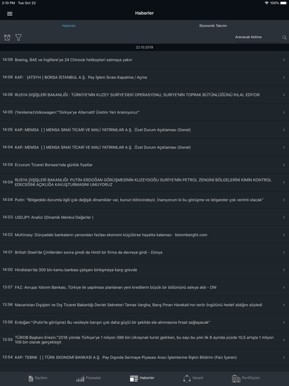 Screenshot #5 pour Matriks Mobil IQ: Borsa Döviz