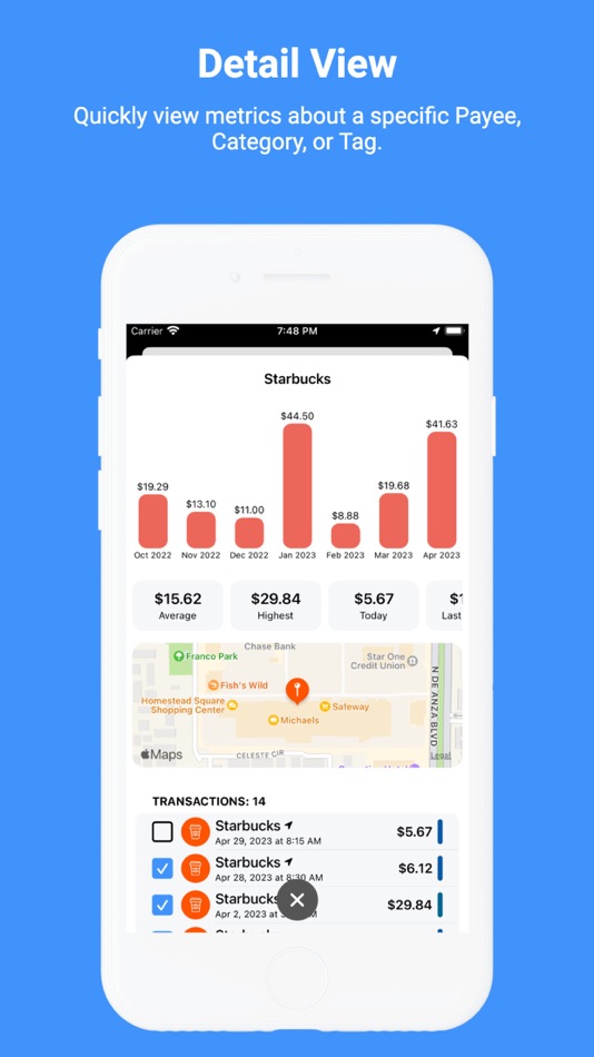 #4. seventytwo: Expense Tracker (iOS) 由: Josh Rondestvedt