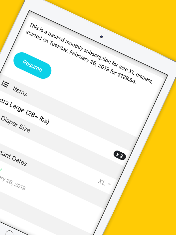 DYPER iPad screenshot 3 - Shopping app