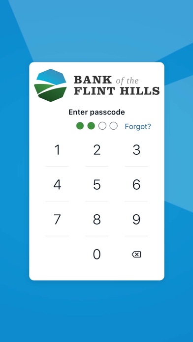 Bank Flint Hills iPhone screenshot 1 - Finance app