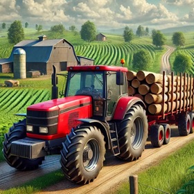 螢幕擷取畫面 (4) Tractor Games Trailer Pull 3D