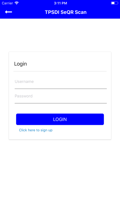Screenshot #2 pour TPSDI SeQR Scan