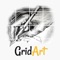 GridArt - Drawing grid is a grid drawing utility program for artists which draws a grid on top of an image