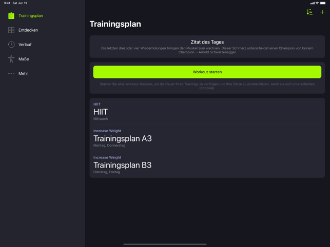 ‎SmartGym: Workout und Training Screenshot