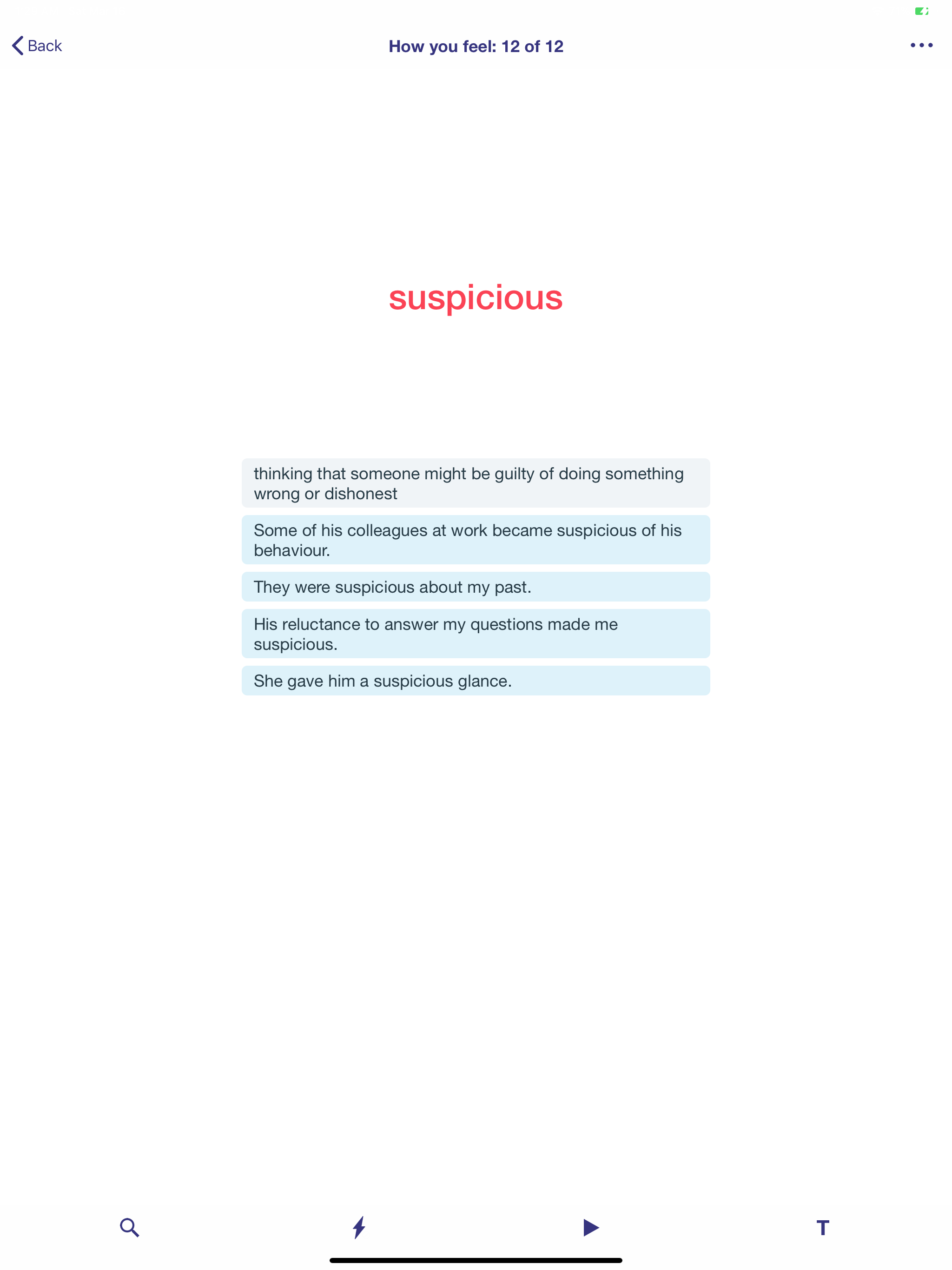English Word Card
