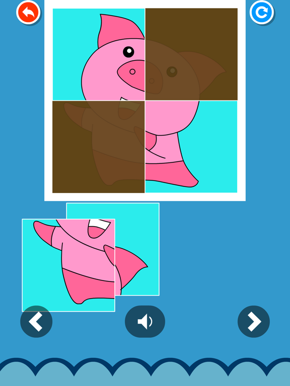 Screenshot #5 pour Animal puzzle Doodle Coloring