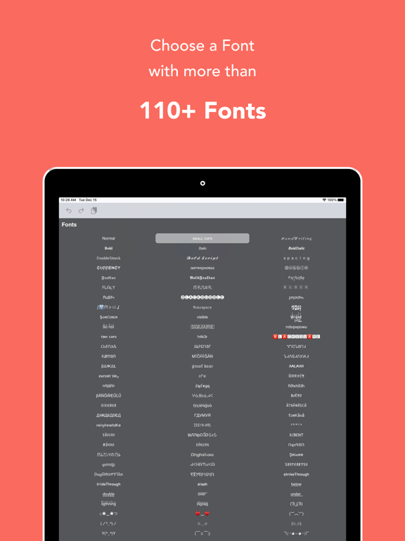 Screenshot #4 pour Clavier pour iPhone - Polices