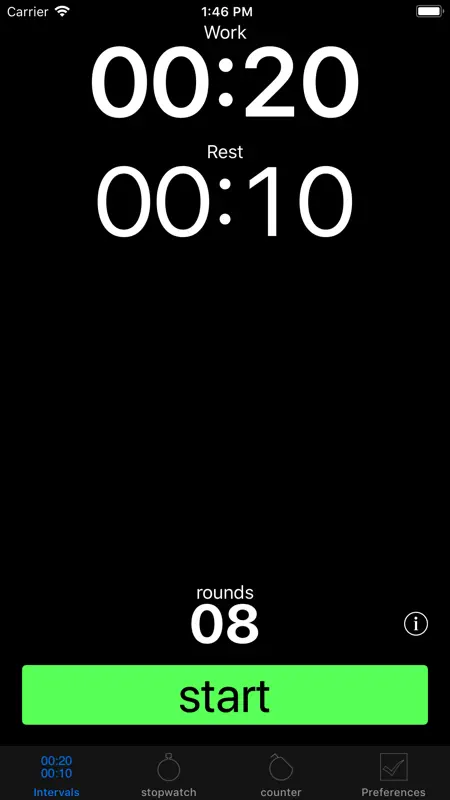 Strengthiness Interval Timer screenshot 1 of 6