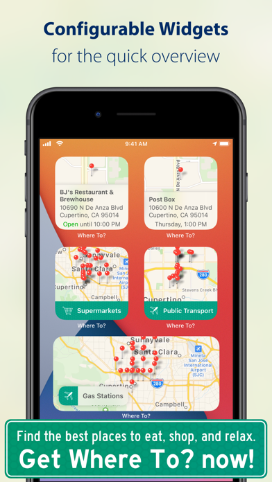 Where To? Search nearby places Screenshot