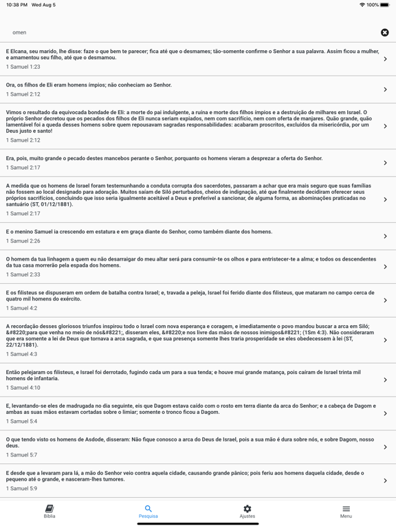 Bíblia White iPad screenshot 5 - Reference app