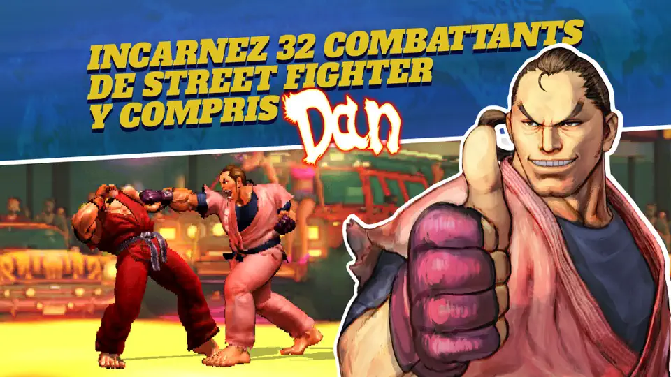 Capture d'écran de Street Fighter IV CE sur iPhone 1