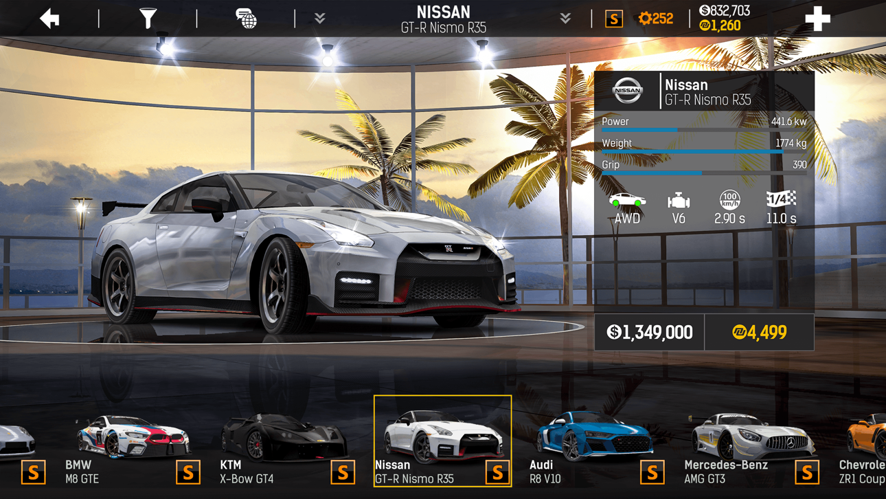 Nitro Nation Drag & Drift Hack screenshot 2 - iOS game interface