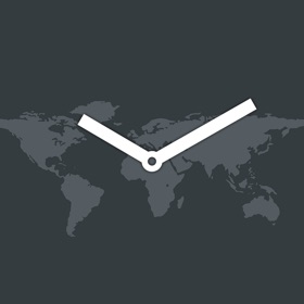螢幕擷取畫面 (10) map:clock - World Map & Clock